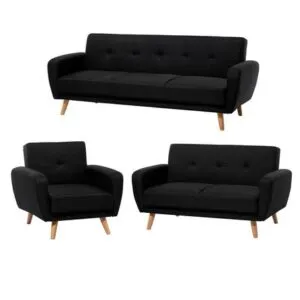 Juego de Sala formas home Jartum negro