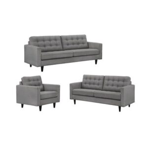 Juego de Sala Índigo 3-2-1 Gris