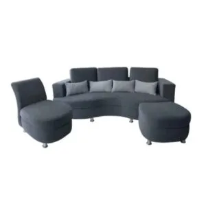 Juego de sala Paris AZYA Muebles Gris
