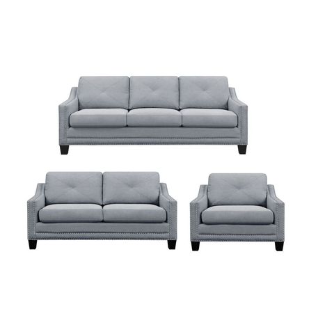 Juego de Sala Sam 3-2-1 Gris