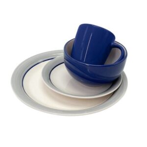 Juego de Vajilla Handpaint Color3 Cerámica 16 Piezas