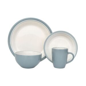 Juego de Vajillas Handpaint Líneas Azul 16 Piezas