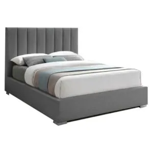 Juego Dormitorio Listón LeMueble 1.5 Plz Plomo Oscuro