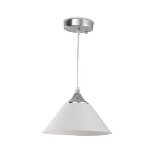 Lámpara Colgante Teresa Acrílico Blanco 25 cm 1 Luz