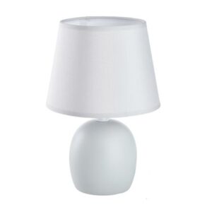 Lámpara de mesa Poki E14 25cm gris