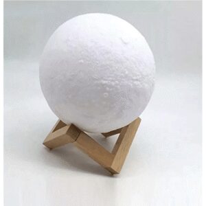 Lampara Luna Recargable 3d Led