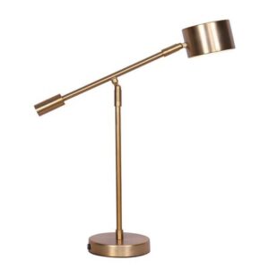 Lámpara Mesa Dorada Led