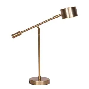 Lámpara Mesa Dorada Led