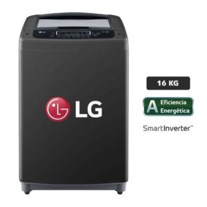 Lavadora LG Carga Superior 16Kg WT16BPB Negro Claro
