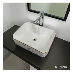 Lavamanos Minimalista Adeline Marmoleado Stone