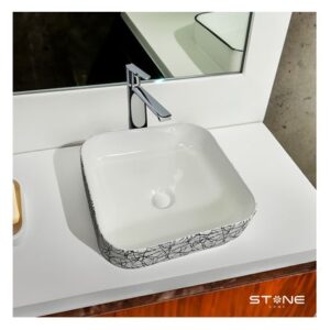 Lavamanos Minimalista Amalia Line Stone