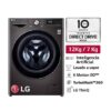 Lavaseca LG Carga Frontal 12Kg/7Kg WD12BVC2S6C Negro