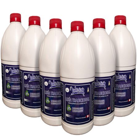 Lejía 5% Julcam Litro por 6 Unid