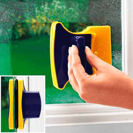 Limpia Vidrios Magnéticos Limpiador De Ventanas Hogar Departamentos
