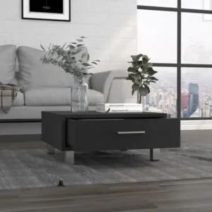 Mesa de Centro cuadrada Mafalda color Negro TU MESITA