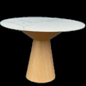 Mesa de Comedor Benedetta Happy Home Mesa de Comedor Tablero de Piedra