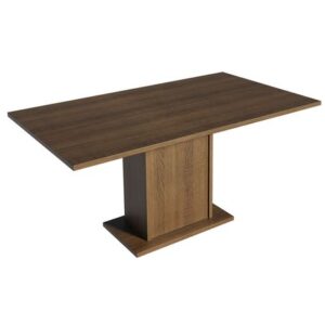 Mesa de Comedor Rectangular Madesa Tapa de Madera 5275 - Marrón