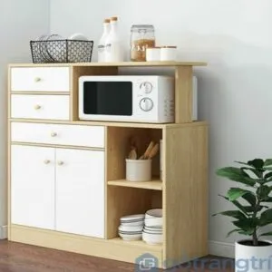 Mueble de Cocina Multiusos Turín con Repisas Duna / Blanco R&R MUEBLES