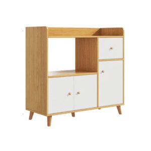 Mueble de Cocina para Microondas Atenea Duna/Blanco R&R MUEBLES
