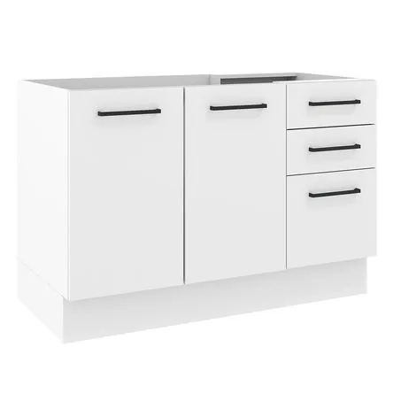 Mueble Fregadero Madesa Agata 2 Puertas y 3 Cajones