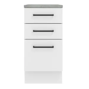 Mueble Mostrador Madesa Agata 40 cm 3 Cajones