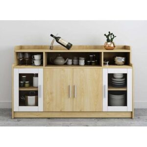Mueble Organizador de Cocina Moderno Sophia 4 Puertas R&R MUEBLES