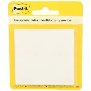 Notas Adhesivas POST IT Trnasparente 73mm 36 Hojas