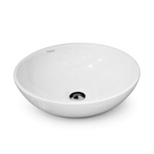 Ovalin Circular Orange Ascoli para Sobreponer 41cm Blanco