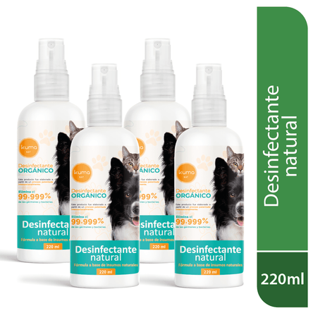 Pack de 4und KUMA NAT Pets 220ml