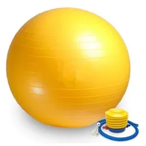 Pelota Pilates Yoga Amarillo 65cm Gym