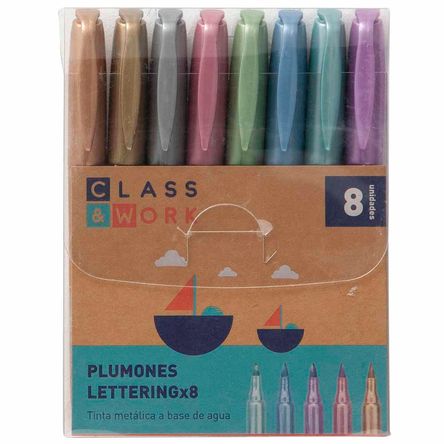 Plumones Lettering CLASS&WORK MP72194