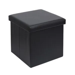 Puff Venus 1 cuerpo PVC Negro