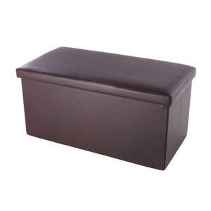 Puff Venus 2 cuerpos PVC marrón