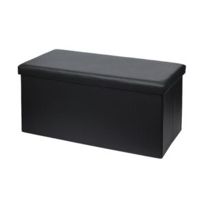 Puff Venus 2 cuerpos PVC Negro