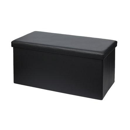 Puff Venus 2 cuerpos PVC Negro