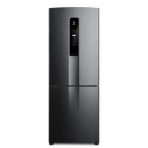Refrigeradora Electrolux 485L Bottom Freezer Black Inox Look IB54B