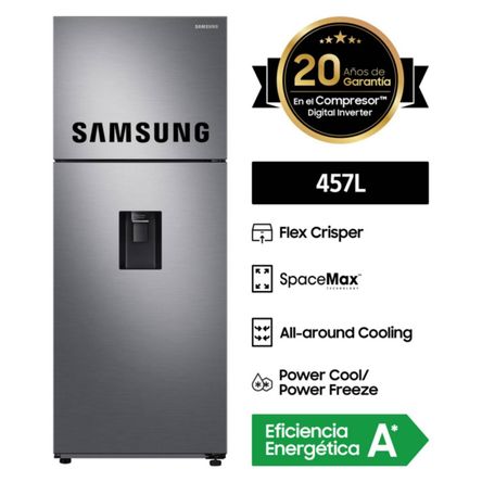 Refrigeradora SAMSUNG 457L Top Freezer con Flex Crisper RT48A6620S9/PE
