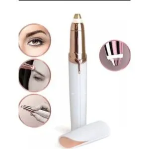 Removedor Depilador Recargable De Vello Facial Cejas - Blanco