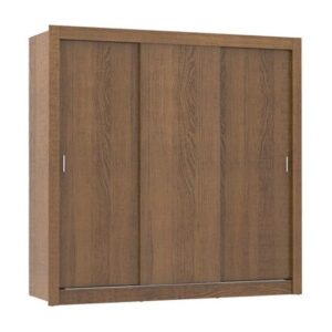 Ropero 3 Puertas Corredizas 2 Cajones Phi Phi Rustic