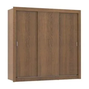 Ropero 3 Puertas Corredizas 2 Cajones Phi Phi Rustic