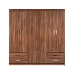 Ropero Bruselas 6 Puertas 4 Cajones Porto