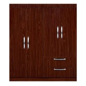 Ropero Jasmin 4 Puertas 2 Cajones Cedro