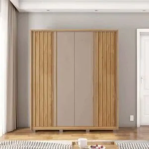Ropero Luana 4 Puertas 2 Cajones