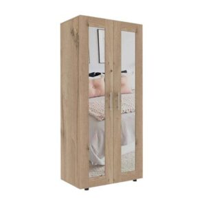 Ropero Shia 2 puertas con espejo Nature