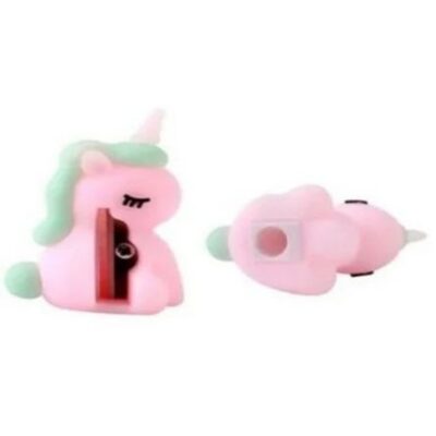 Sacapuntas Tajador para lápices Modelo unicornio Rosa