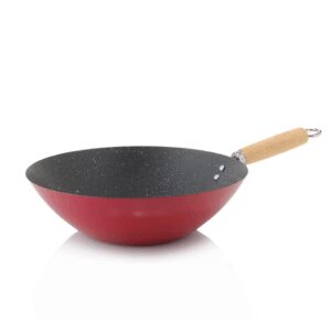 Sartén Acero ALCARBONO WOK Oster 30 CM Rojo