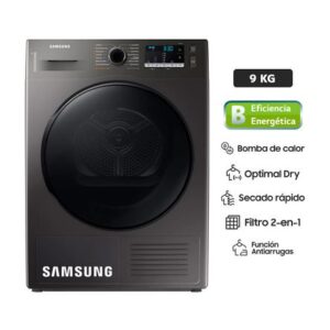 Secadora SAMSUNG Carga Frontal 9Kg DV90TA040BX/PE Inox