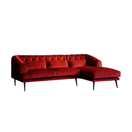 Seccional Derecho Home Premium Natividad Rojo