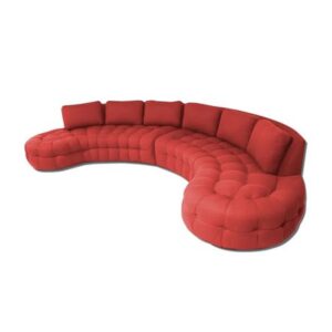 Seccional Home Premium Sparkie Capitoneado Rojo