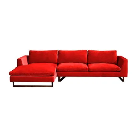 Seccional Izquierdo Home Premium Veronica Rojo